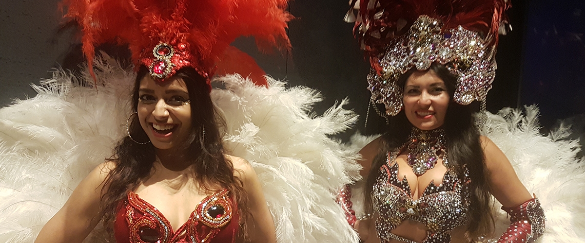Burlesque shows voorinternationale festivals en beurzen
